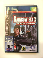 Tom Clancy's Rainbow Six 3 Black Arrow (Microsoft Xbox, 2004) Game Disc & Manual