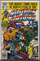 Captain America lot of 11 comics 1980-1985 Marvel 5.0-8.5