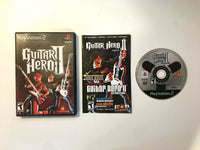 Guitar Hero II 2 [Black Label] PS2 (PlayStation 2, 2006) Red Octane - Complete