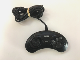 Sega Genesis 6 Button Controller [Black] Model MK 1653 Original OEM - US Seller