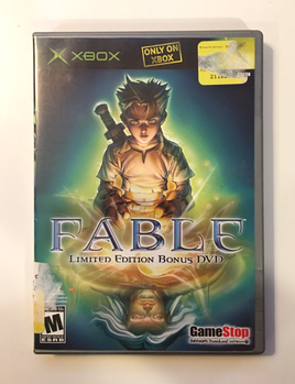 Fable [Limited Edition Bonus DVD] For Xbox (Microsoft Xbox, 2004) CIB Complete