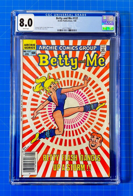 Betty And Me #137 (1984) Archie Comics Group - Graded CGC 8.0 VF - White Pages