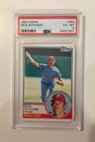 1983 Topps #484 Dick Ruthven - Phillies - Baseball Card - PSA 6 EX-MT [1837]