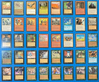 Lot of 40 Vintage MTG Magic Cards Urza's Saga Fallen Empires The Dark Alliances