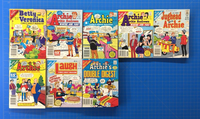 Lot of 8 The Archie Digest Library 1986-88 Archie Comics - Copper Age Vintage