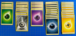 Pokemon Original Energy Cards 5 Colors - NM-LP - Random Sets 40 Cards