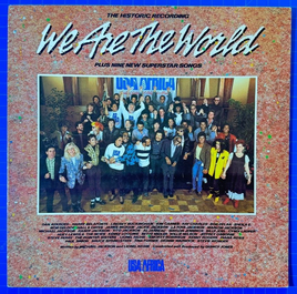 “We are The World” LP Vintage Vinyl 1985 Beautiful Near Mint Album - Beautiful