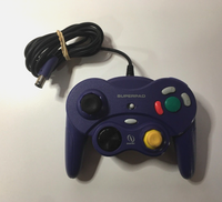 Nintendo Gamecube Controller Interact Superpad Wired (Indigo) Tested - US Seller