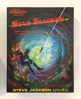 Star Traders Board Game - Isaac Asimov Steve Jackson Games (1987) CIB Complete