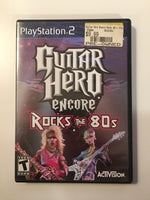 Guitar Hero Encore Rocks The 80'S PS2 (Sony PlayStation 2, 2007) CIB Complete
