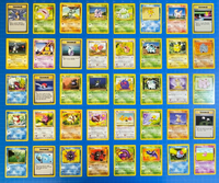 40 Lot Vintage Pokémon TCG Cards NM-LP All Unique Fossil / Jungle / Base Set 1/2