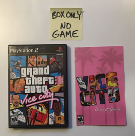 Grand Theft Auto Vice City PS2 (PlayStation 2) Box & Manual, No Game or Poster