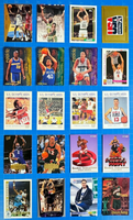 Misc Lot of 40 Basketball Cards - Rookie, Bird, Johnson, NBA Hoops Gold Card