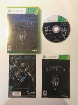 Elder Scrolls V: Skyrim (Microsoft Xbox 360, 2011) Bethesda - CIB Complete