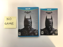 Batman: Arkham Origins (Nintendo Wii U, 2013) Box & Manual Only, No Game Disc