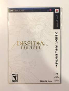 Dissidia FInal Fantasy PSP cover slip sleeve 2 pack 1 black and 1 white - New
