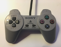PS1 Sony Playstation 1 Original Controller SCPH-1080 Gray - Tested - US Seller