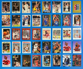 Misc Lot of 40 Basketball Cards - Rookie, Bird, Johnson, NBA Hoops Gold Card