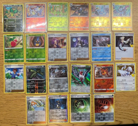 Pokémon TCG Holo & Reversed Mixed Sets Lot 50 Cards - Monsters - LP-NM