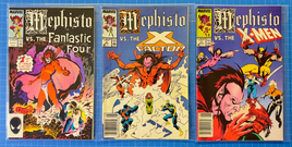 Mephisto Comics Lot Marvel #1-3 Set 1 2 3 1987 X-Men X Factor Fantastic Four