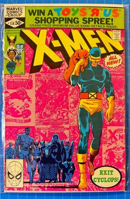 X-MEN Comic #138 (1980) VF- Cyclops Leaves, History of X-Men Marvel Comics