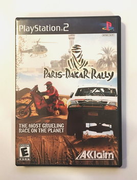 Paris-Dakar Rally [Black Label] (PlayStation 2, PS2, 2001) Acclaim /CIB Complete