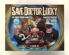 Save Doctor Lucky Family Board Game - High Seas Heroism - Paizo - CIB Complete