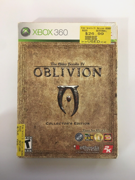 Elder Scrolls IV Oblivion [Collector's Edition] Xbox 360 No Pocket Guide Or Coin