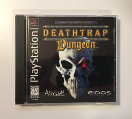 Deathtrap Dungeon [Black Label] For PS1 (Sony PlayStation 1, 1998) CIB Complete