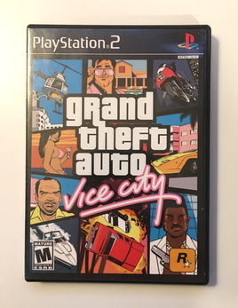 Grand Theft Auto Vice City For PS2 (PlayStation 2, 2002) Box, Game & Poster