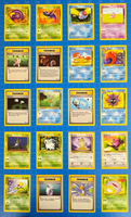 40 Lot Vintage Pokémon TCG Cards NM-LP All Unique Fossil / Jungle / Base Set 1/2