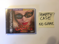 Vegas Games 2000 for PS1 (Sony PlayStation 1, 1999) Box Only, No Game or Manual