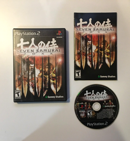 Seven Samurai For PS2 (PlayStation 2, 2004) Sammy Studios CIB Complete W/Manual