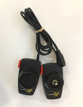 For Parts Or Repar - Atari 2600 Paddle Controllers OEM Authentic - Missing Wheel