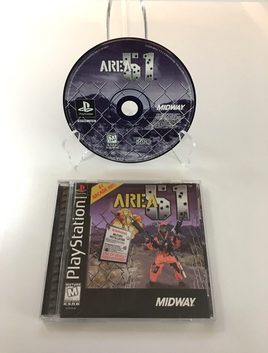 Area 51 PS1 (Sony PlayStation 1, 1996) Midway - CIB Complete - US Seller