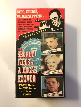 The Secret Files of J. Edgar Hoover (VHS) 3 Tape Set CIB Complete - US Seller