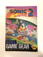 Sonic the Hedgehog 2 (Sega Game Gear, 1992) Original Manual Only - US Seller