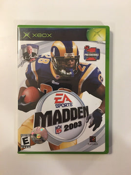 Madden NFL 2003 (Microsoft Xbox, 2002) EA - NFL Football - CIB Complete - Tested