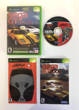 Sega GT 2002 (Microsoft Xbox,2002) SEGA - CIB Complete w/ Manual - US Seller