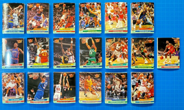 Lot of 155 cards, 90's HOF & Stars NBA basketball, 1992-93 Fleer Ultra