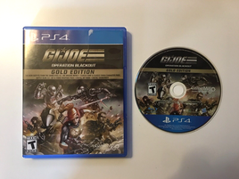 G.I. Joe: Operation Blackout [Gold Edition] PS4 (PlayStation, 2020) Box & Disc
