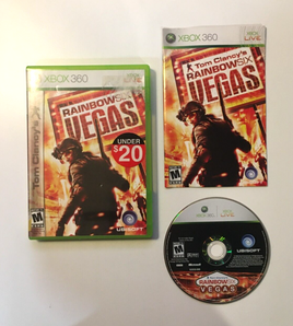 Tom Clancy's Rainbow Six Vegas (Microsoft Xbox 360, 2006) Ubisoft - CIB Complete
