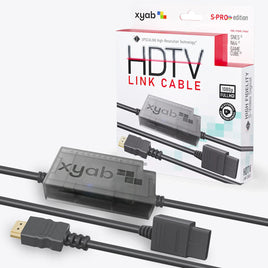 XYAB High Definition TV S-PRO HD Link Cable for SNES N64 Gamecube HDMI 1080