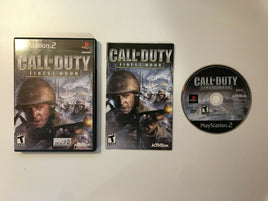 Call of Duty: Finest Hour (Sony PlayStation 2, 2004) PS2 - Activision - Complete