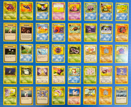 40 Lot Vintage Pokémon TCG Cards NM-LP All Unique Fossil / Jungle / Base Set 1/2