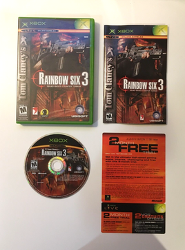 Tom Clancy's Rainbow Six 3 (Microsoft Xbox Original, 2003) CIB Complete