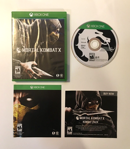 Mortal Kombat X (Microsoft Xbox One, 2015) Warner Bros - CIB Complete W/Manual