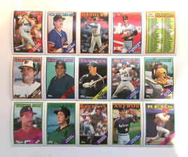 1988 Topps Baseball Cards - Lot of 15 Cards - MLB - US Seller
