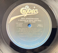 REO SPEEDWAGON A Decade Of Rock And Roll 1970-1980 2xLP Gatefold Album : VG+/VG