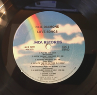 Neil Diamond: Love Songs LP Vinyl Record MCA Records MCA-5239 (1981)